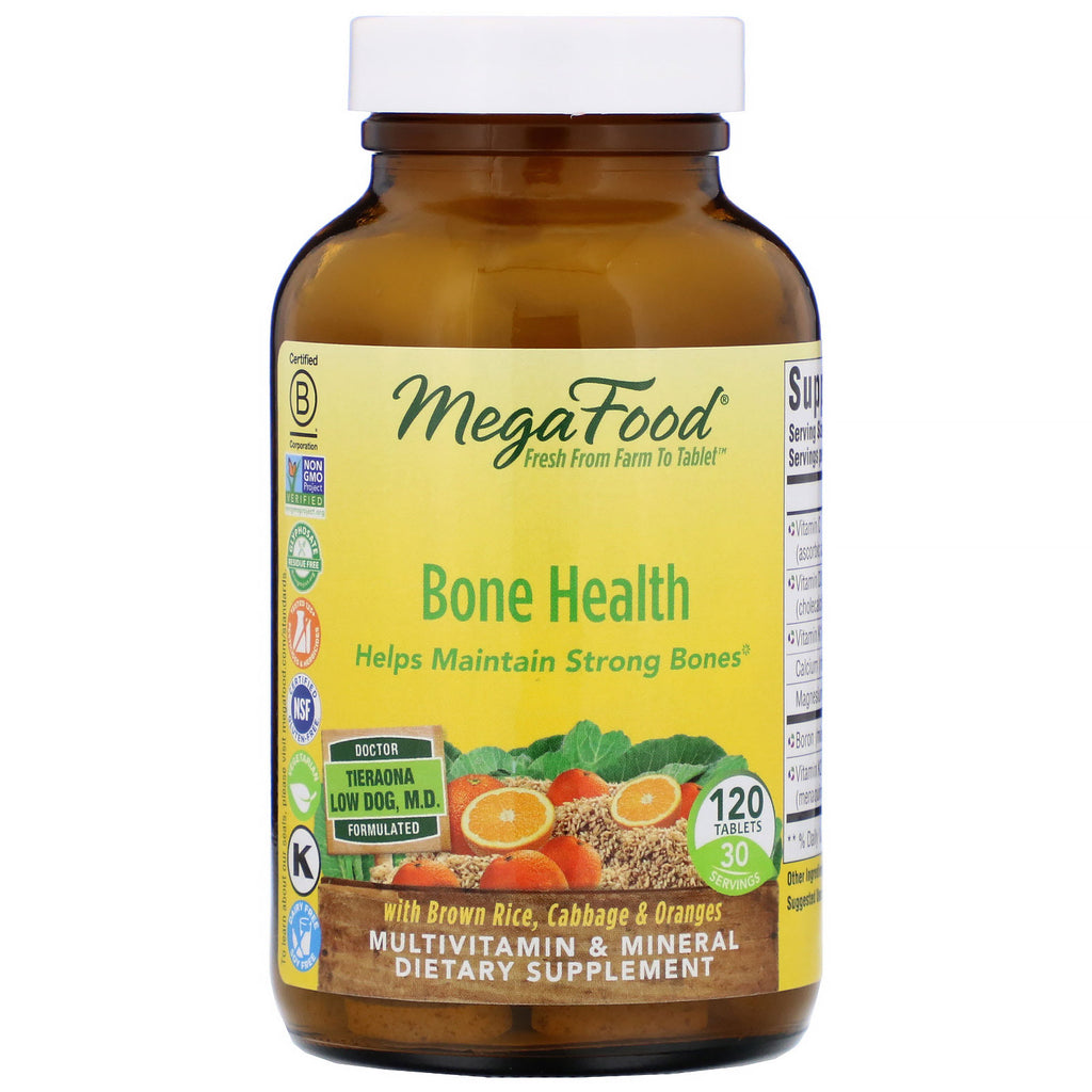 MegaFood, Bone Health , 120 Tablets