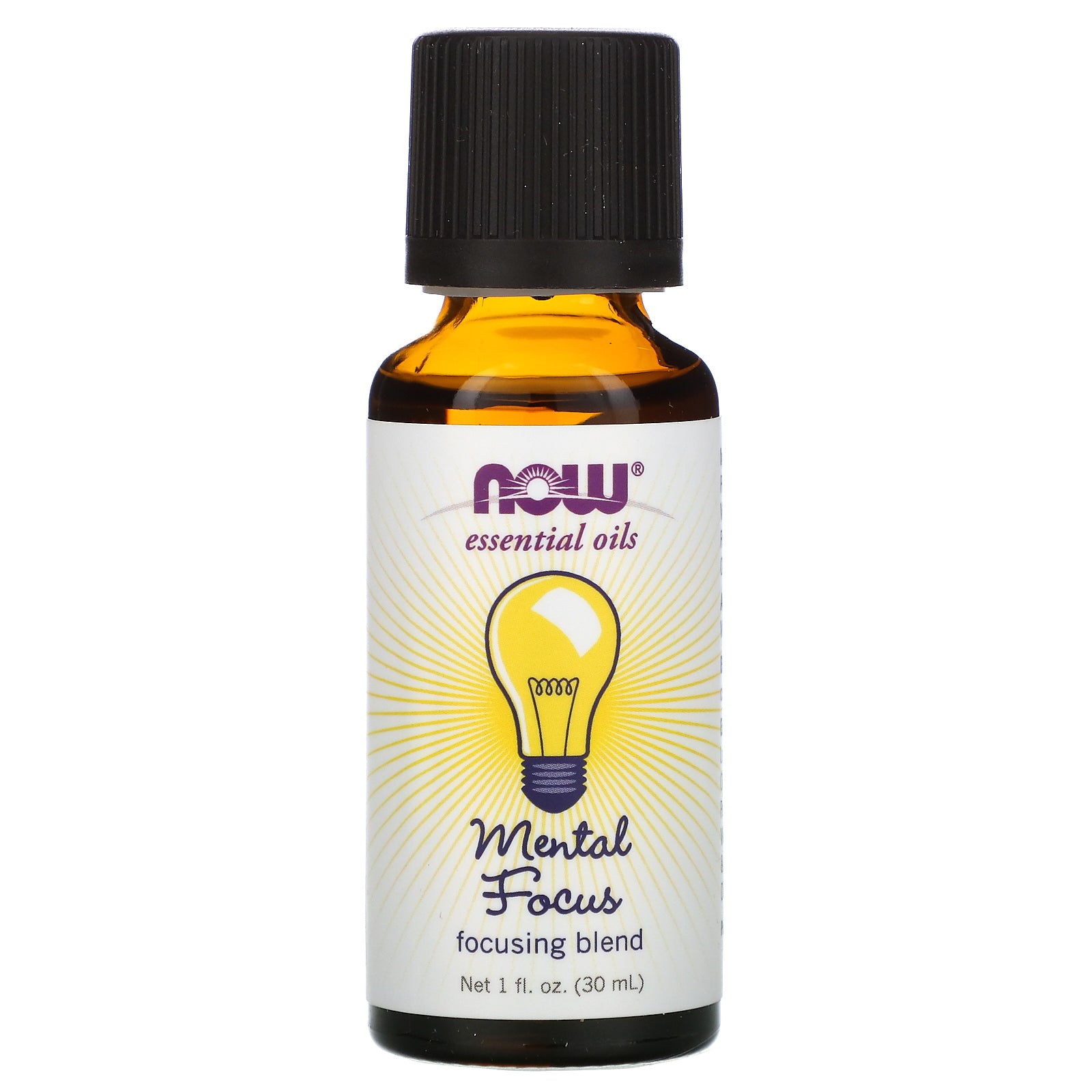 Now Foods, Essential Oils, Mental Focus, 1 fl oz (30 ml)