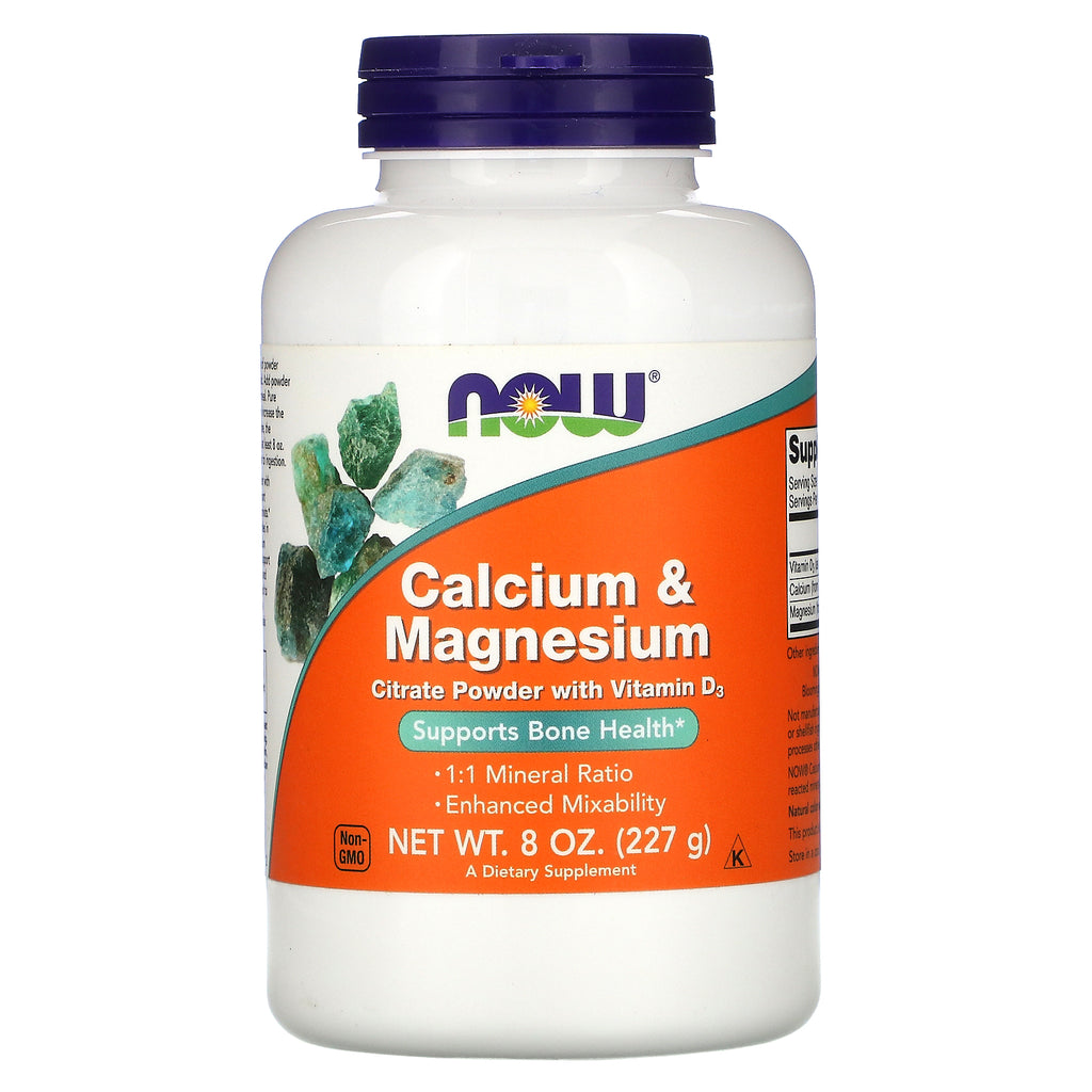 Now Foods, Calcium & Magnesium, 8 oz (227 g)