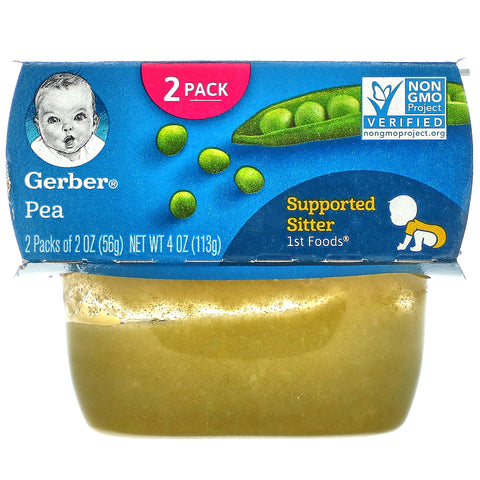 Gerber, Pea, 2 Pack, 2 oz (56 g) Each