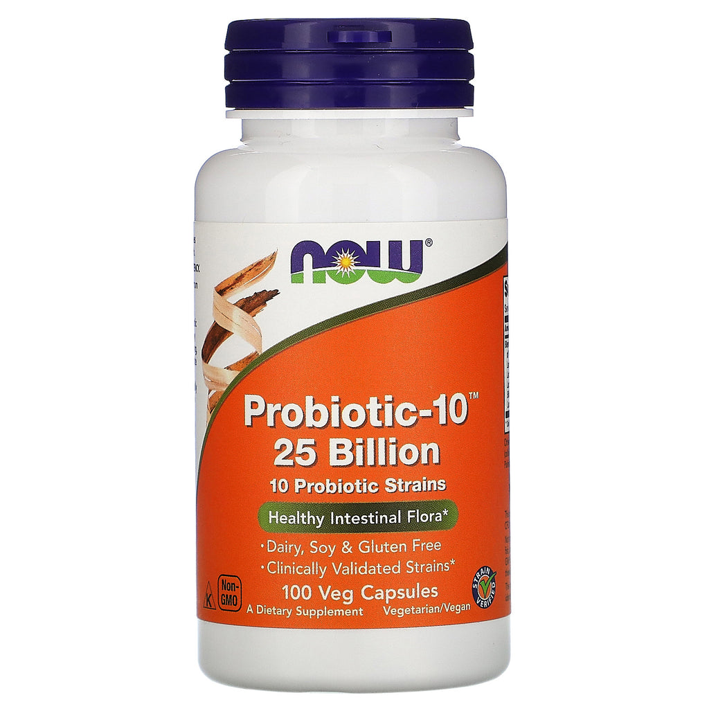 Now Foods, Probiotic-10 , 25 Billion, 100 Veg Capsules