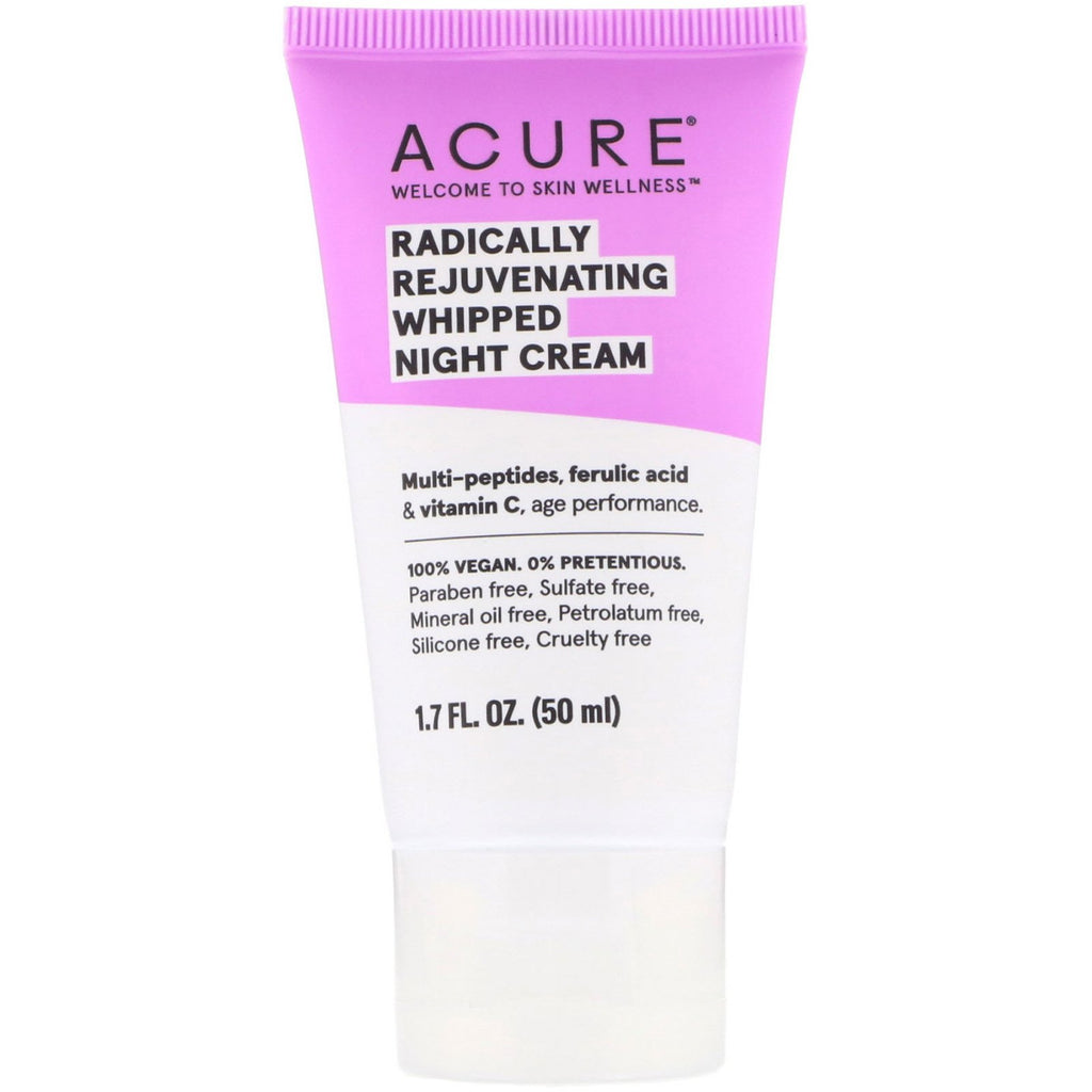 Acure, Radically Rejuvenating Whipped Night Cream, 1.7 fl oz (50 ml)