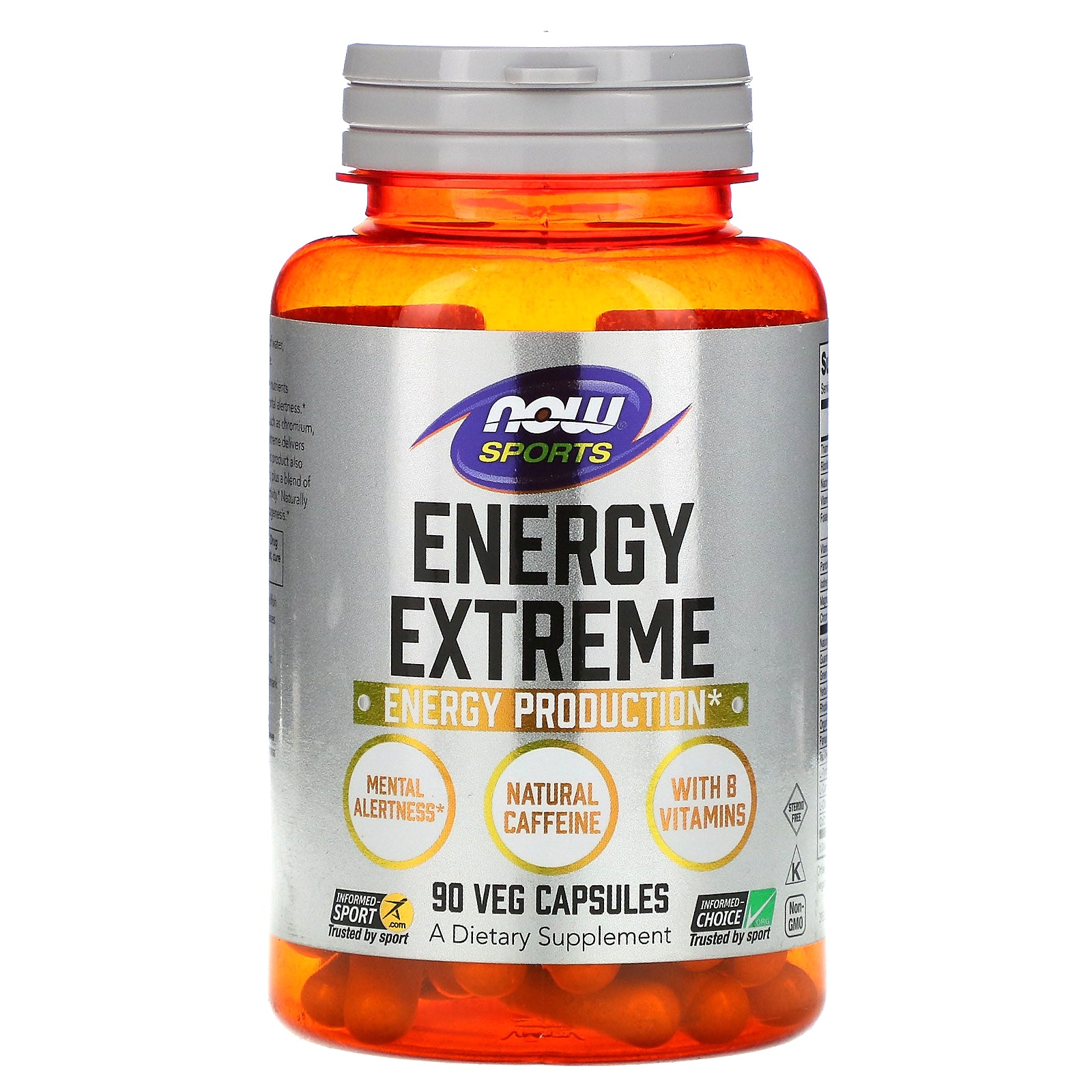 Now Foods, Sports, Energy Extreme, 90 Veg Capsules