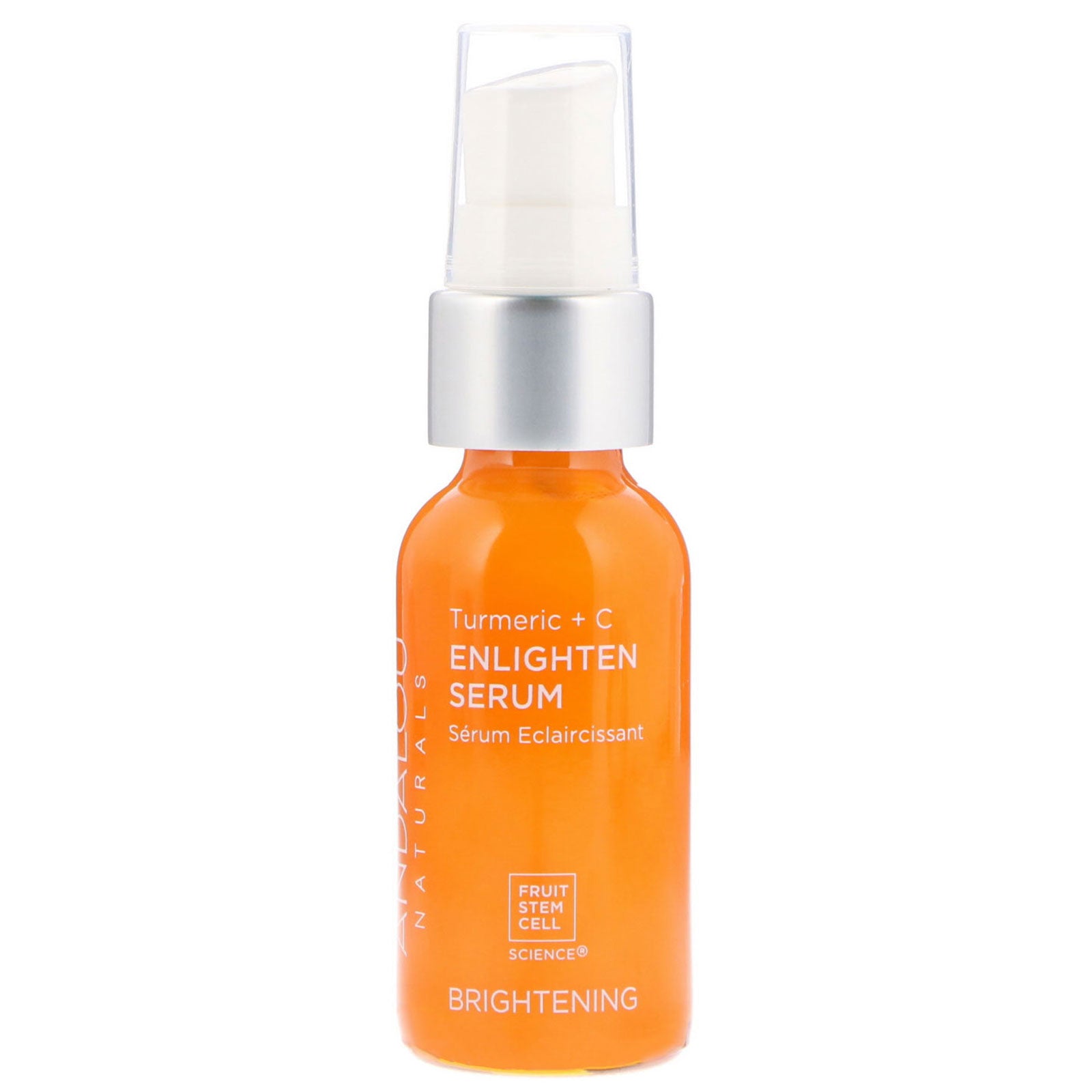 Andalou Naturals, Enlighten Serum, Turmeric + C, Brightening, 1.1 fl oz (32 ml)