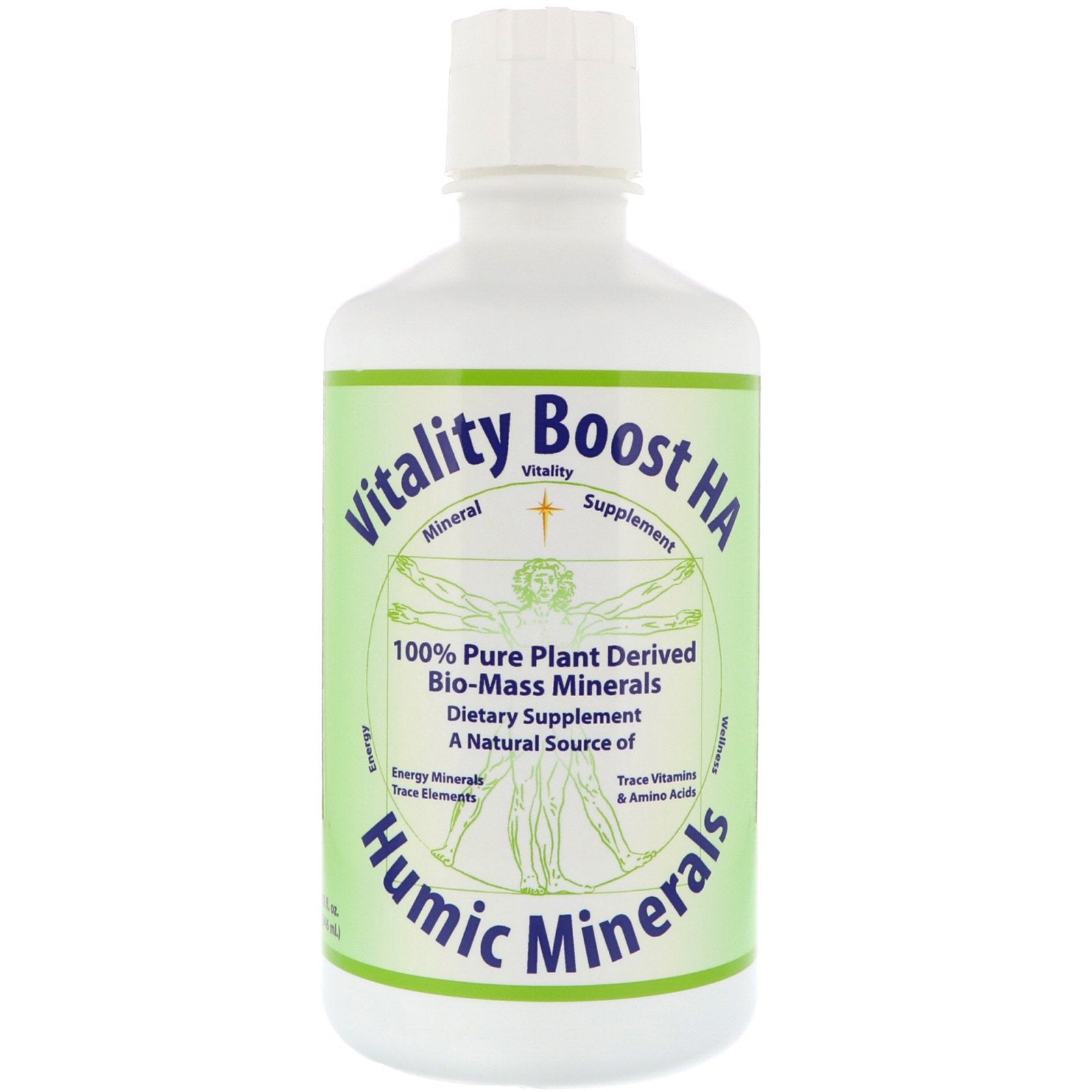 Morningstar Minerals, Vitality Boost HA, Humic Minerals, 32 fl oz (946 ml)