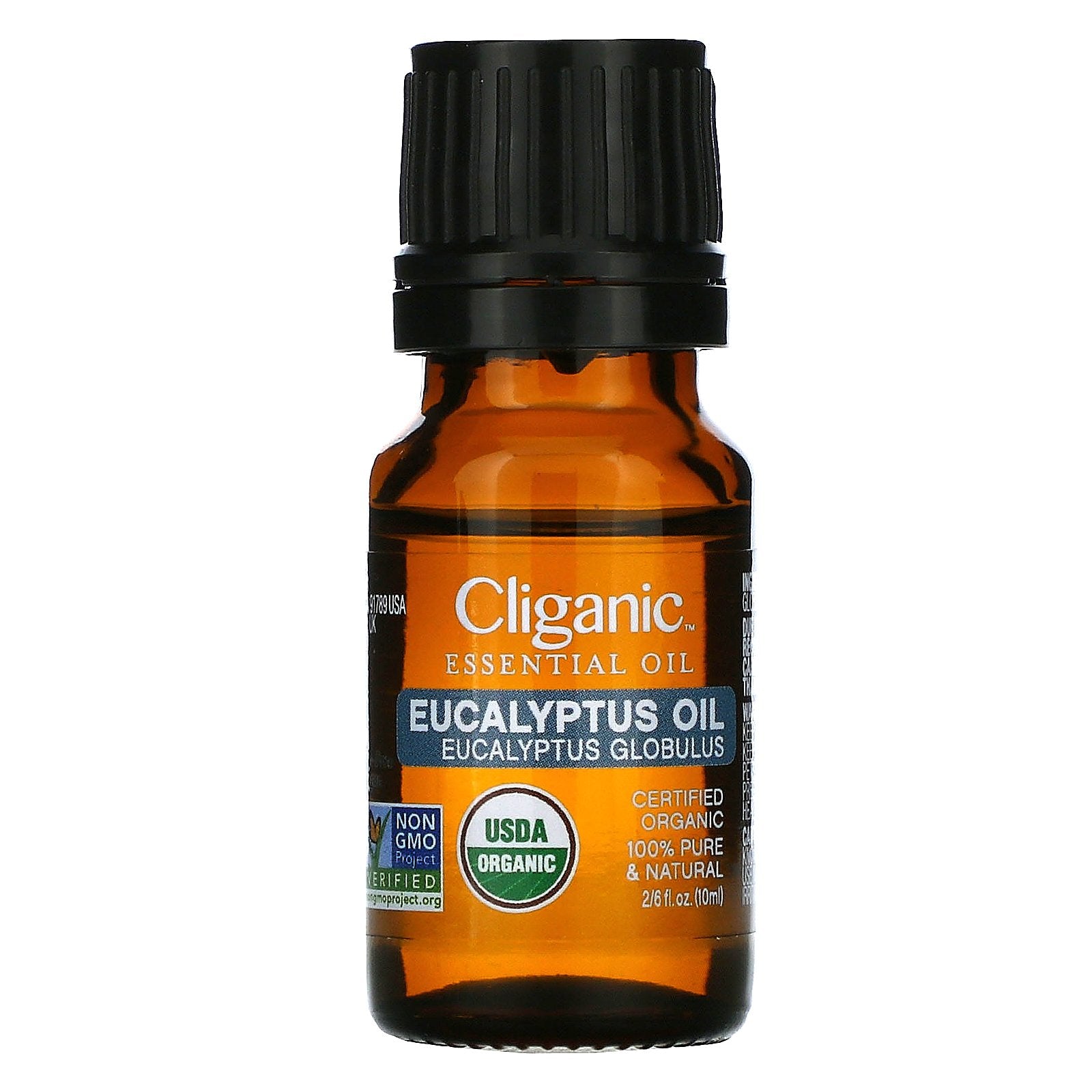 Cliganic, 100% Pure Essential Oil, Eucalyptus, 2/6 fl oz (10 ml)