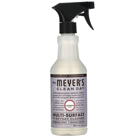 Mrs. Meyers Clean Day, Multi-Surface Everyday Cleaner, Lavender Scent, 16 fl oz (473 ml)