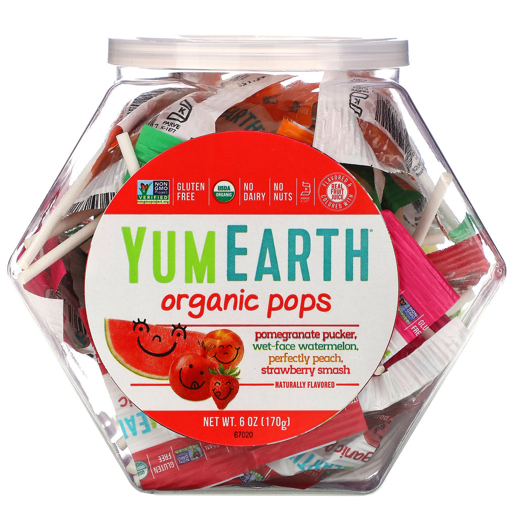 YumEarth, Organic Lollipops, 6 oz (170 g)