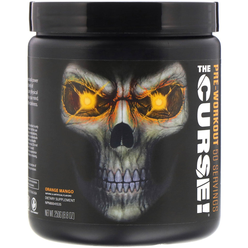 JNX Sports, The Curse, Pre Workout, Orange Mango, 8.8 oz (250 g)