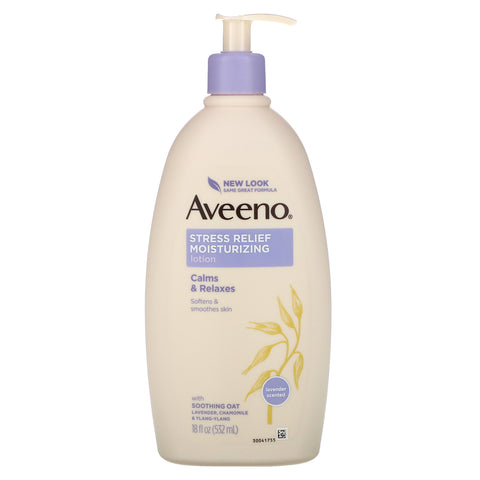 Aveeno, Stress Relief Moisturizing Lotion, 18 fl oz (532 ml)