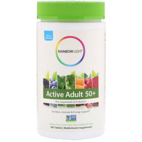 Rainbow Light, Active Adult 50+, 180 Tablets