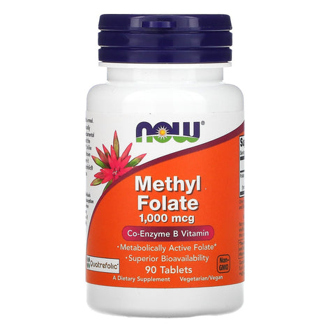 Now Foods, Methyl Folate, 1,000 mcg, 90 Tablets