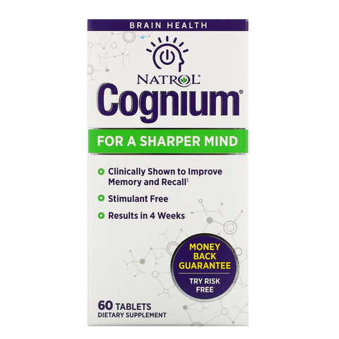 Natrol, Cognium, 60 Tablets