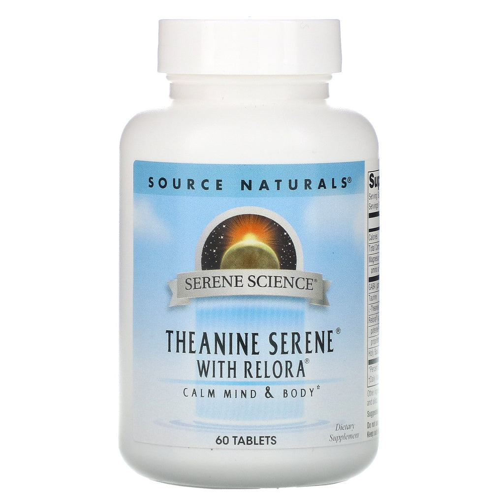 Source Naturals, Serene Science, Theanine Serene with Relora, 60 Tablets