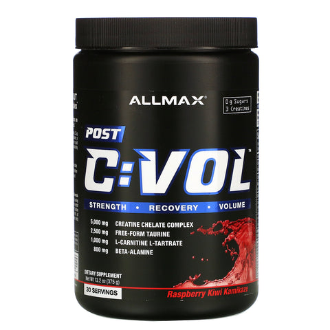 ALLMAX Nutrition, CVOL, Post, Raspberry Kiwi Kamikaze, 13.2 oz (375 g)