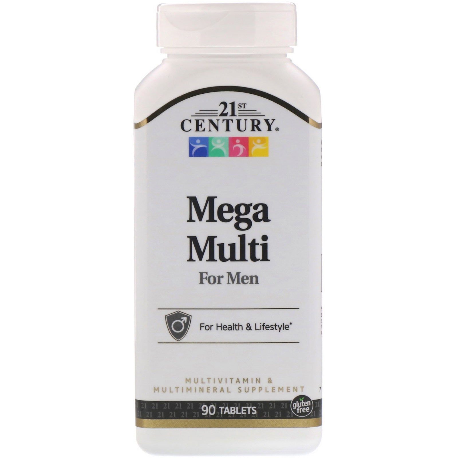 21st Century, Mega Multi for Men, Multivitamin & Multimineral, 90 Tablets