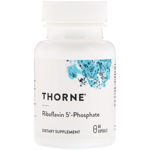 Thorne Research, Riboflavin 5' Phosphate, 60 Capsules