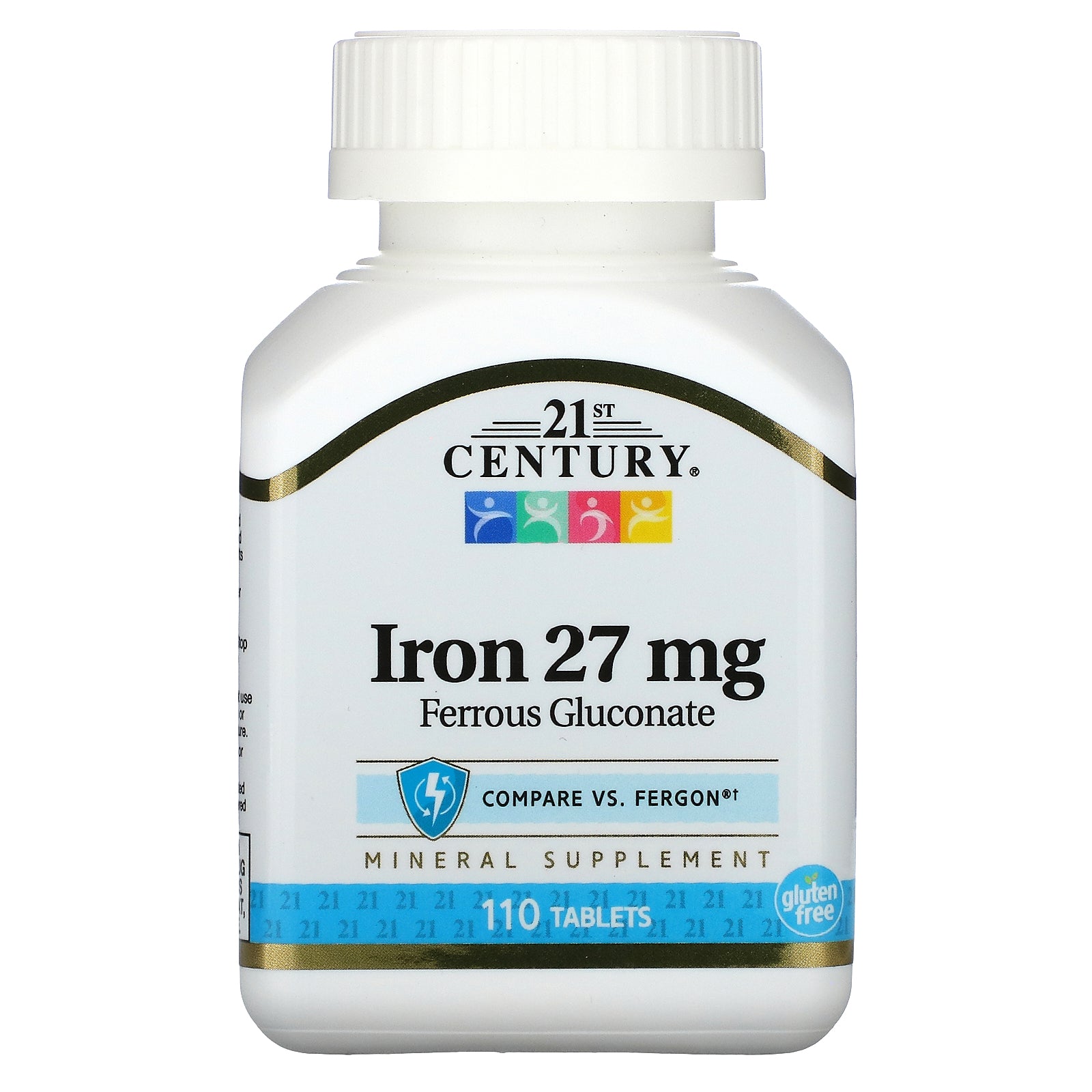21st Century, Iron, 27 mg, 110 Tablets