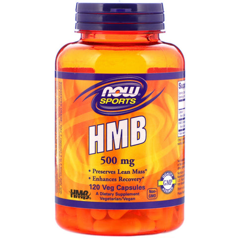 Now Foods, Sports, HMB, 500 mg, 120 Veg Capsules