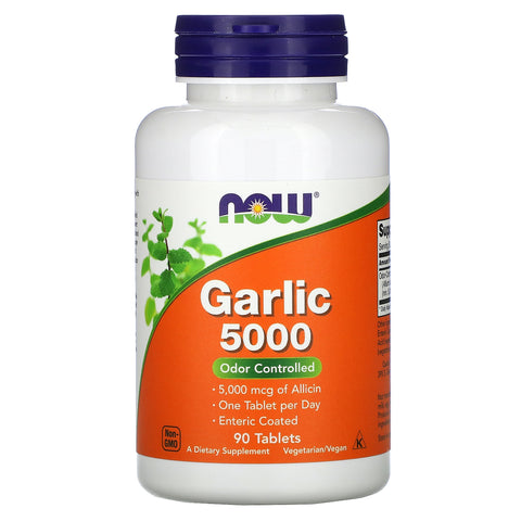 Now Foods, Garlic 5000, 90 Tablets