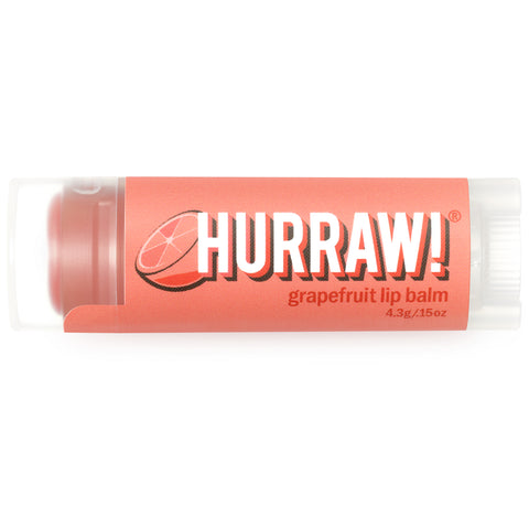 Hurraw! Balm, Lip Balm, Grapefruit, .15 oz (4.3 g)