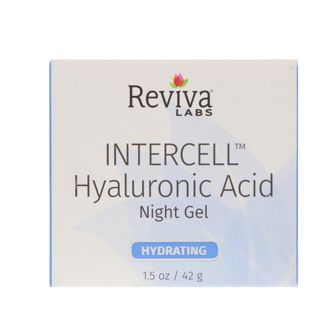 Reviva Labs, InterCell, Hyaluronic Acid Night Gel, Hydrating, 1.5 oz (42 g)