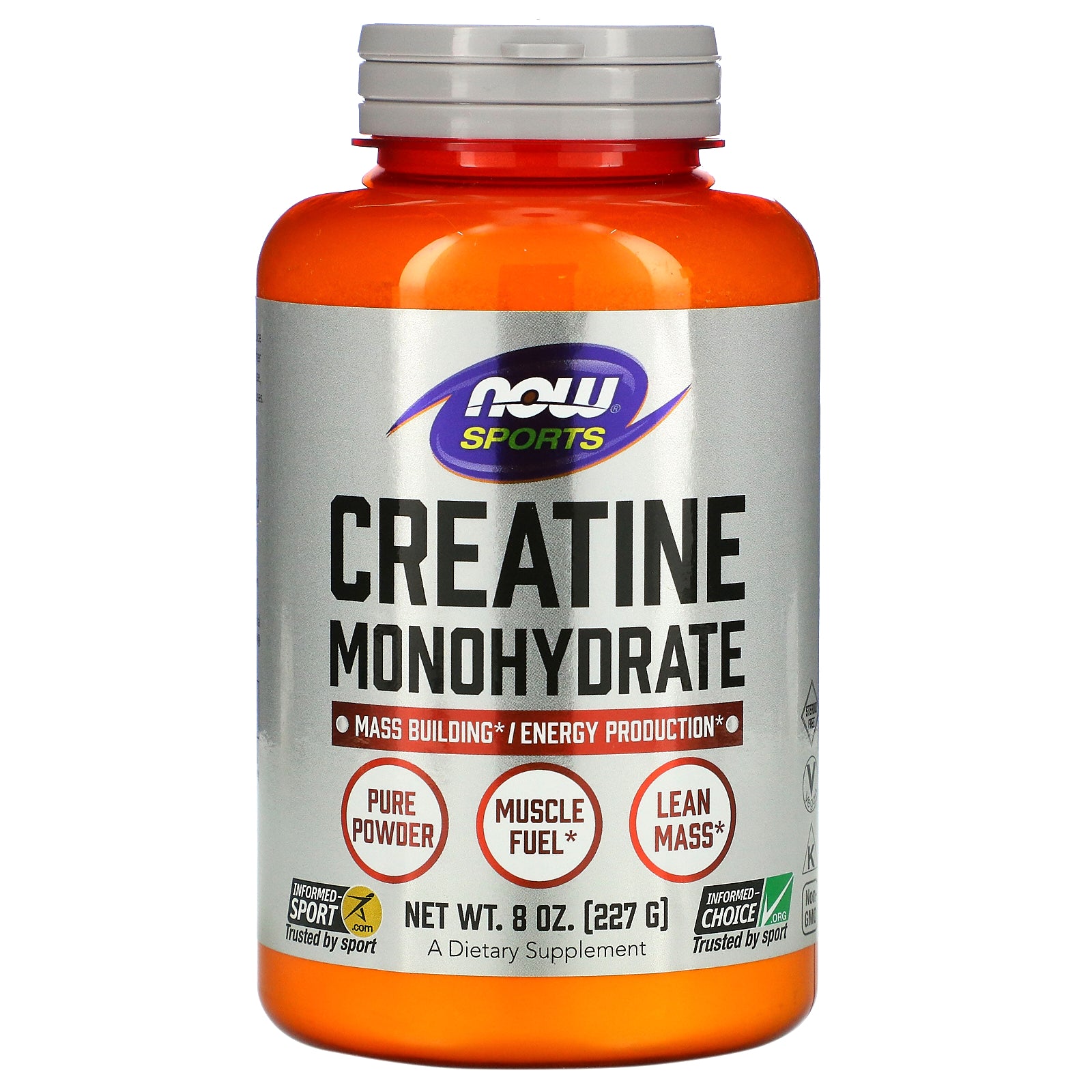 Now Foods, Sports, Creatine Monohydrate, Pure Powder, 8 oz (227 g)