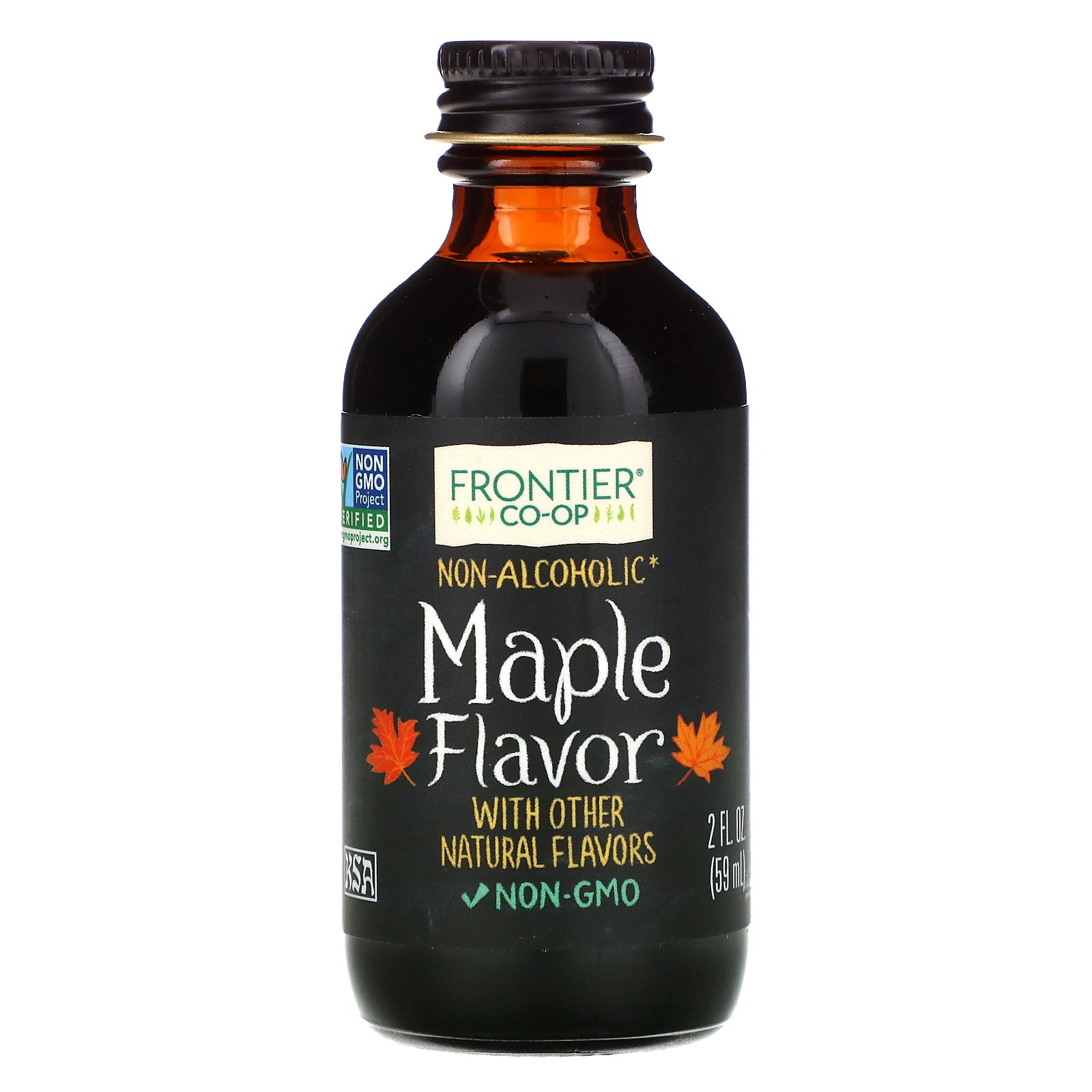 Frontier Natural Products, Maple Flavor, Non-Alcoholic, 2 fl oz (59 ml)