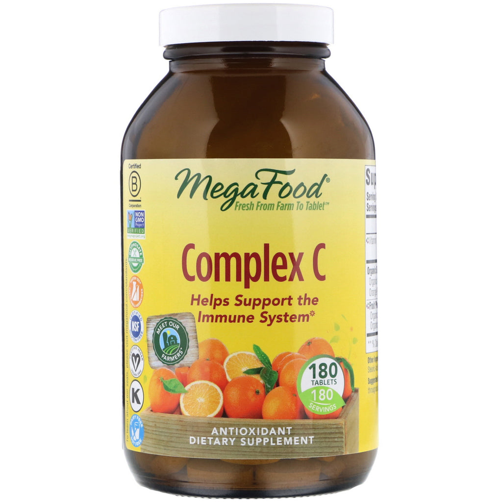 MegaFood, Complex C, 180 Tablets