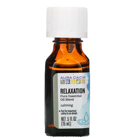 Aura Cacia, Pure Essential Oil Blend, Relaxation, .5 fl oz (15 ml)