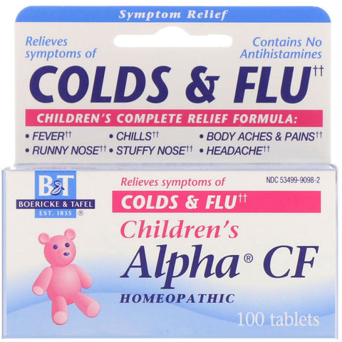 Boericke & Tafel, Children's Alpha CF, 100 Tablets