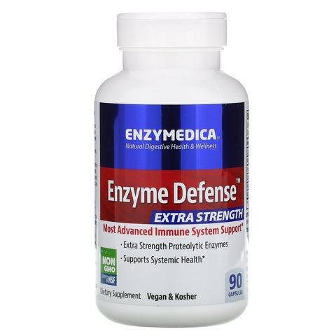 Enzymedica, Enzyme Defense (Formerly ViraStop), Extra Strength, 90 Capsules