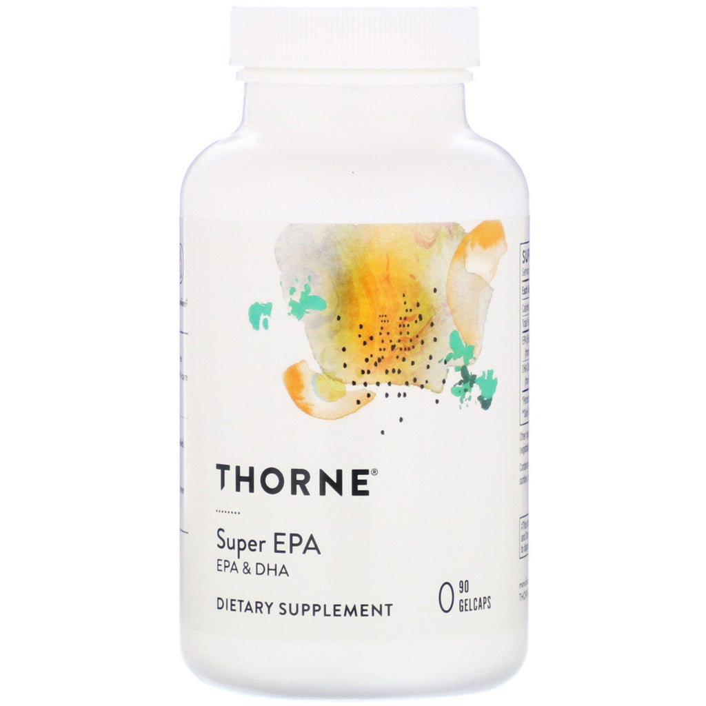 Thorne Research, Super EPA, EPA & DHA, 90 Gelcaps