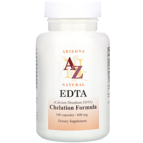 Arizona Natural, EDTA, 600 mg, 100 Capsules