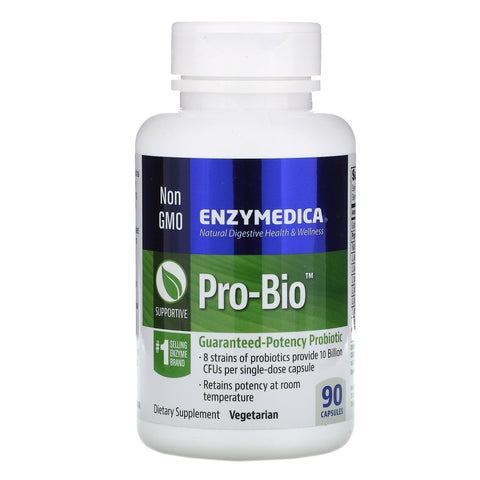 Enzymedica, Pro-Bio, Guaranteed Potency Probiotic, 90 Capsules