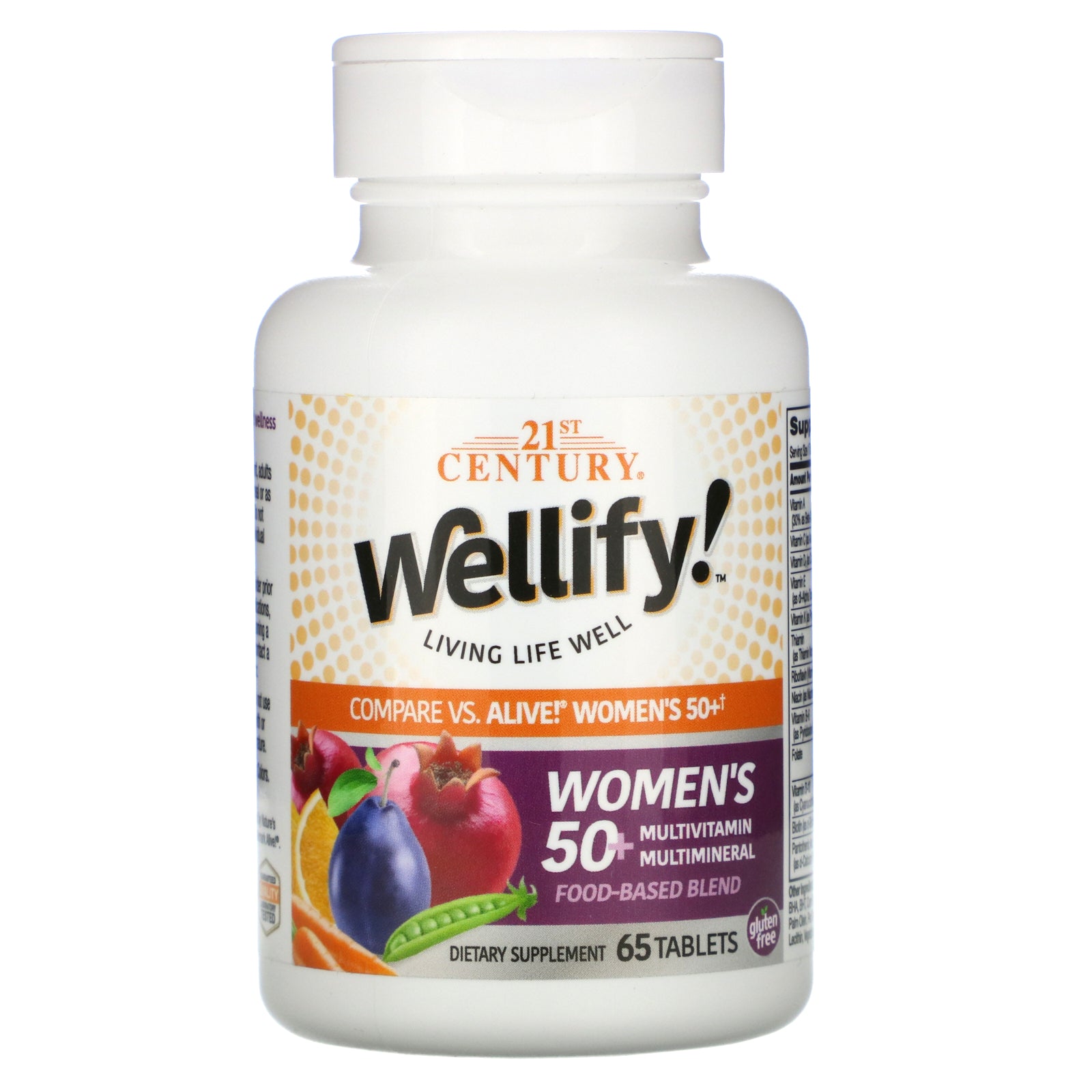 21st Century, Wellify! Women's 50+ Multivitamin Multimineral, 65 Tablets