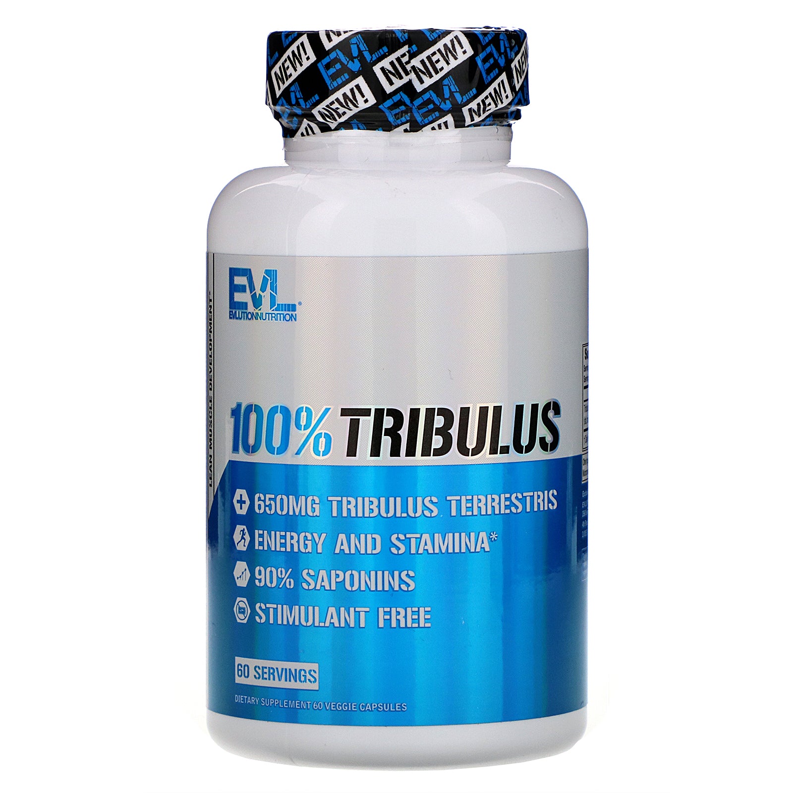 EVLution Nutrition, 100% Tribulus, 60 Veggie Capsules