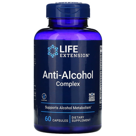 Life Extension, Anti-Alcohol Complex, 60 Capsules