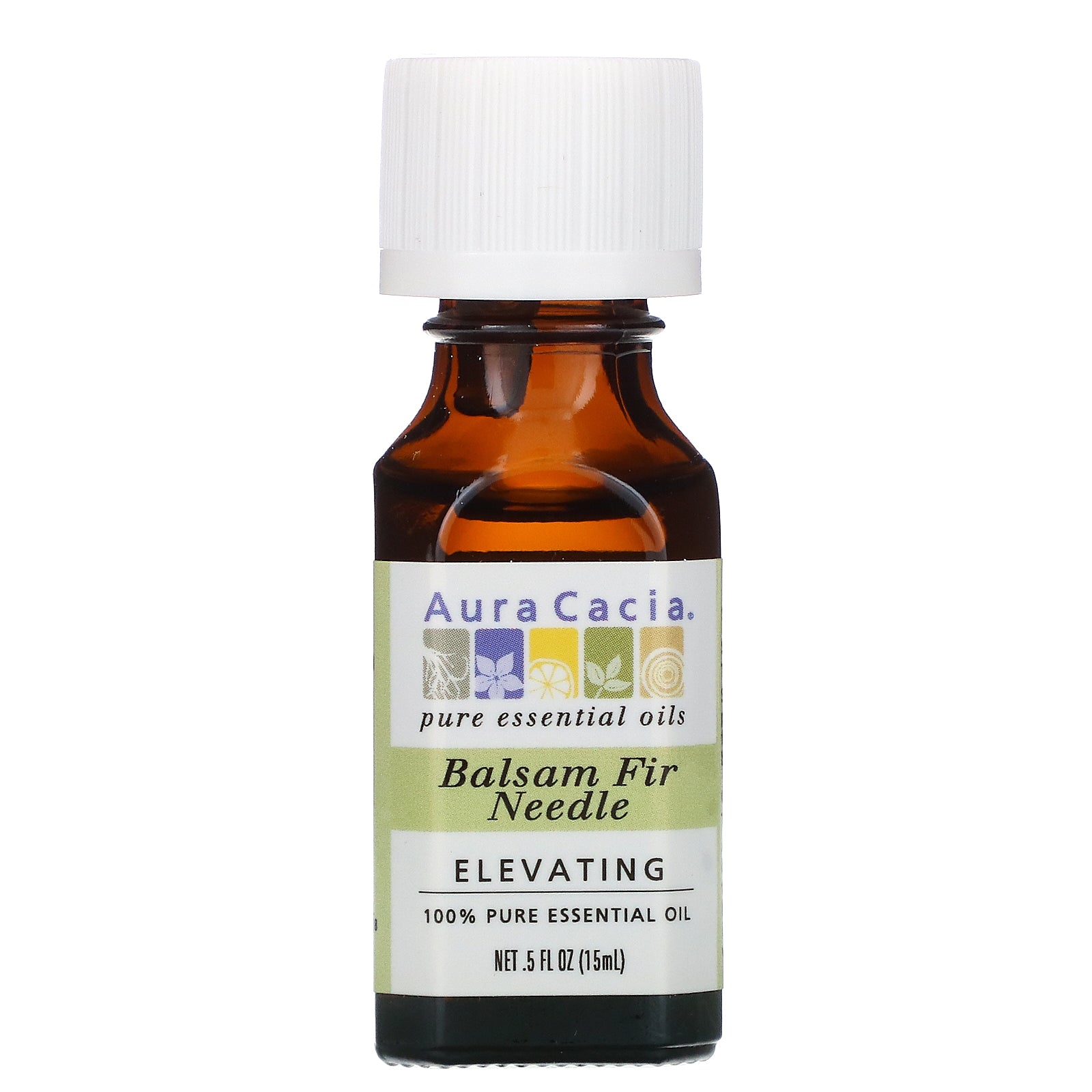 Aura Cacia, 100% Pure Essential Oil, Balsam Fir Needle, .5 fl oz (15 ml)