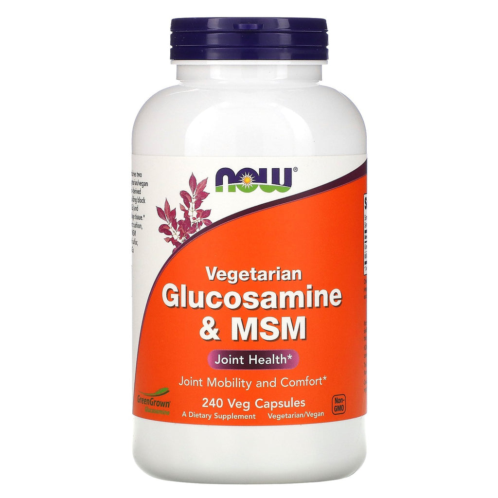 Now Foods, Vegetarian Glucosamine & MSM, 240 Veg Capsules