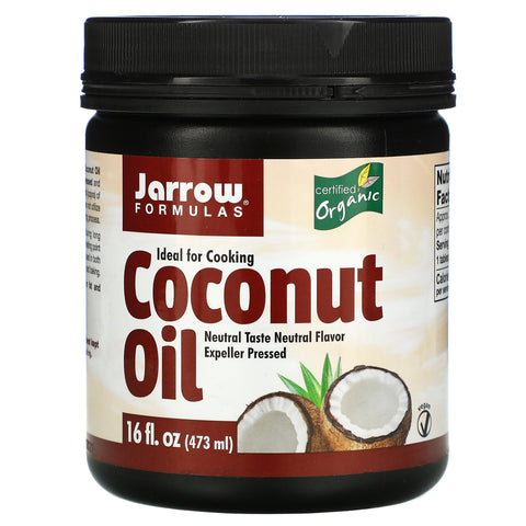 Jarrow Formulas, Organic Coconut Oil, Expeller Pressed, 16 fl oz (473 g)