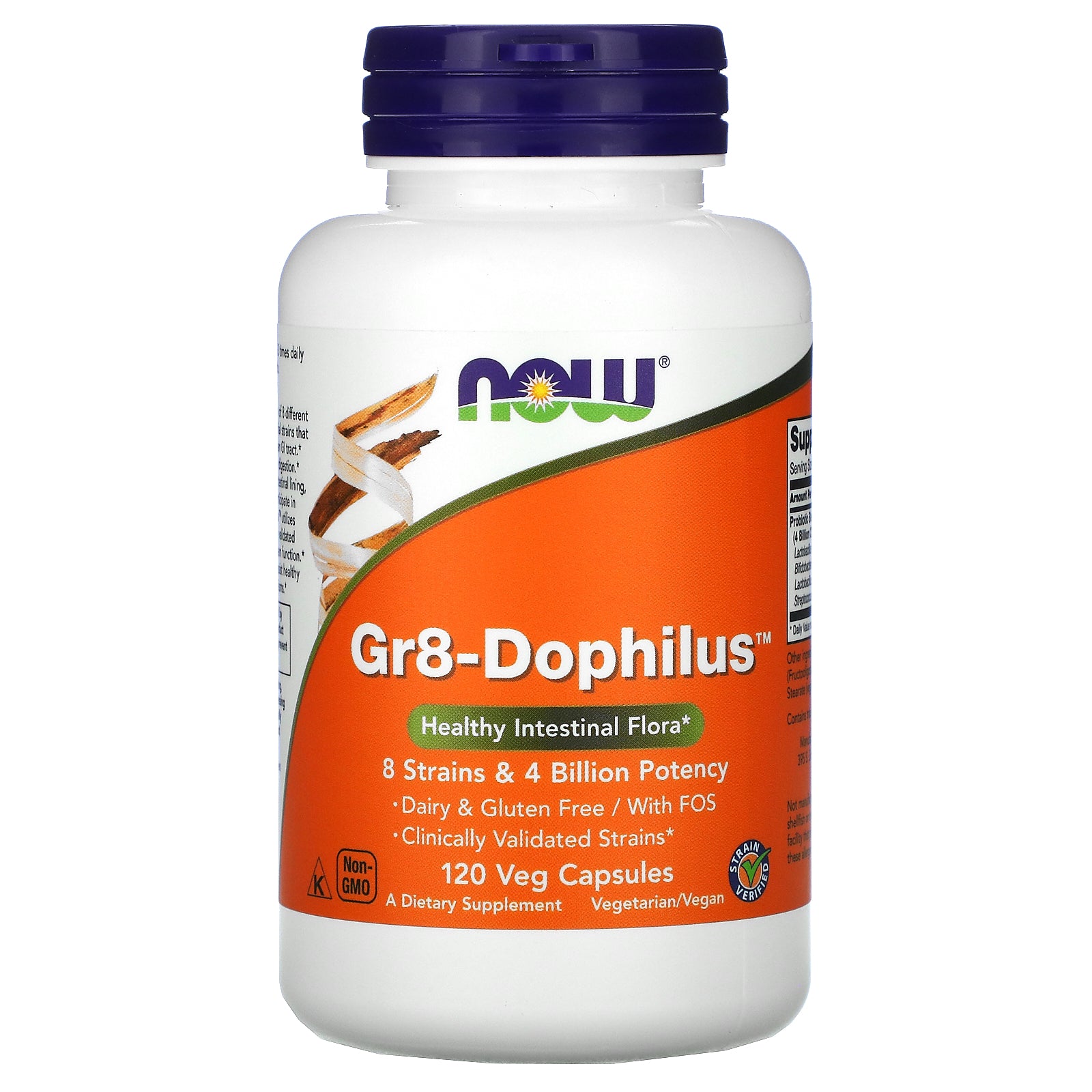 Now Foods, Gr8-Dophilus, 120 Veg Capsules