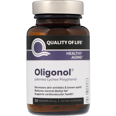 Quality of Life Labs, Oligonol, 100 mg, 30 VegiCaps