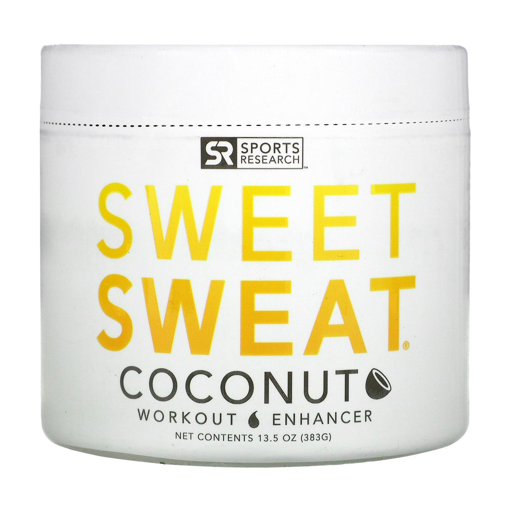 Sports Research, Sweet Sweat Workout Enhancer, Coconut , 13.5 oz (383 g)