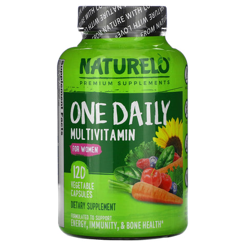 NATURELO, One Daily Multivitamin for Women, 120 Vegetable Capsules