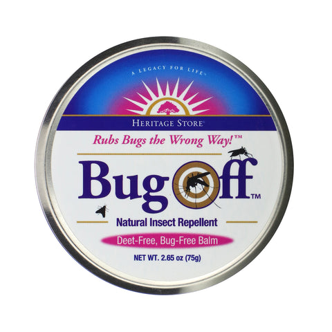 Heritage Store, Bug Off, Natural Insect Repellent, 2.65 oz (75 g)