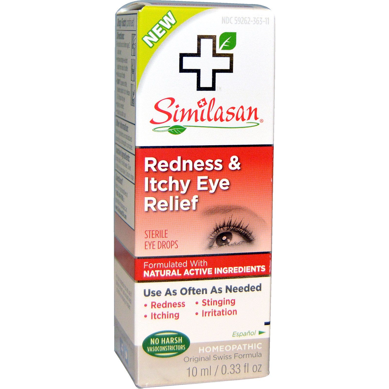 Similasan, Redness & Itchy Eye Relief, 0.33 fl oz (10 ml)