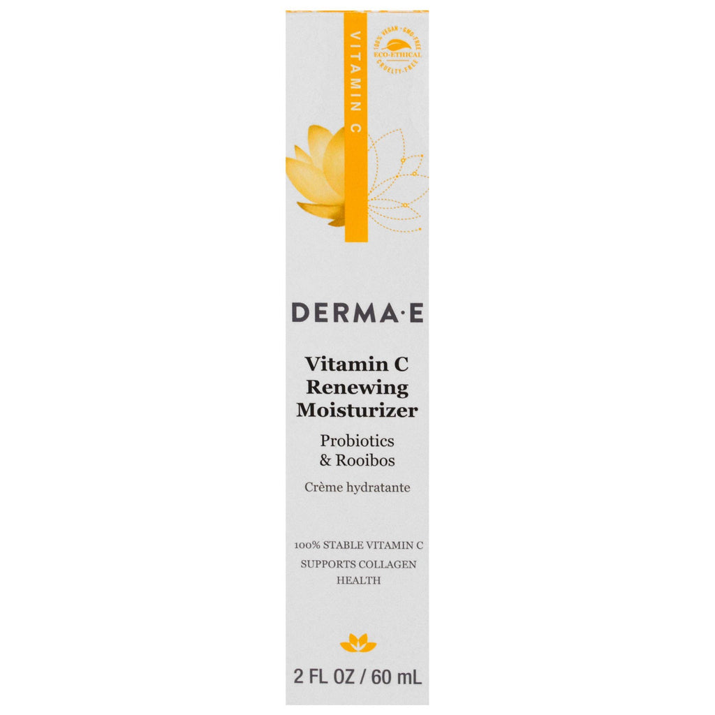 Derma E, Vitamin C Renewing Moisturizer, Probiotics & Rooibos, 2 fl oz (60 ml)