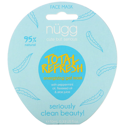 Nugg, Total Refresh Energizing Gel Mask, 0.33 fl oz (10 ml)