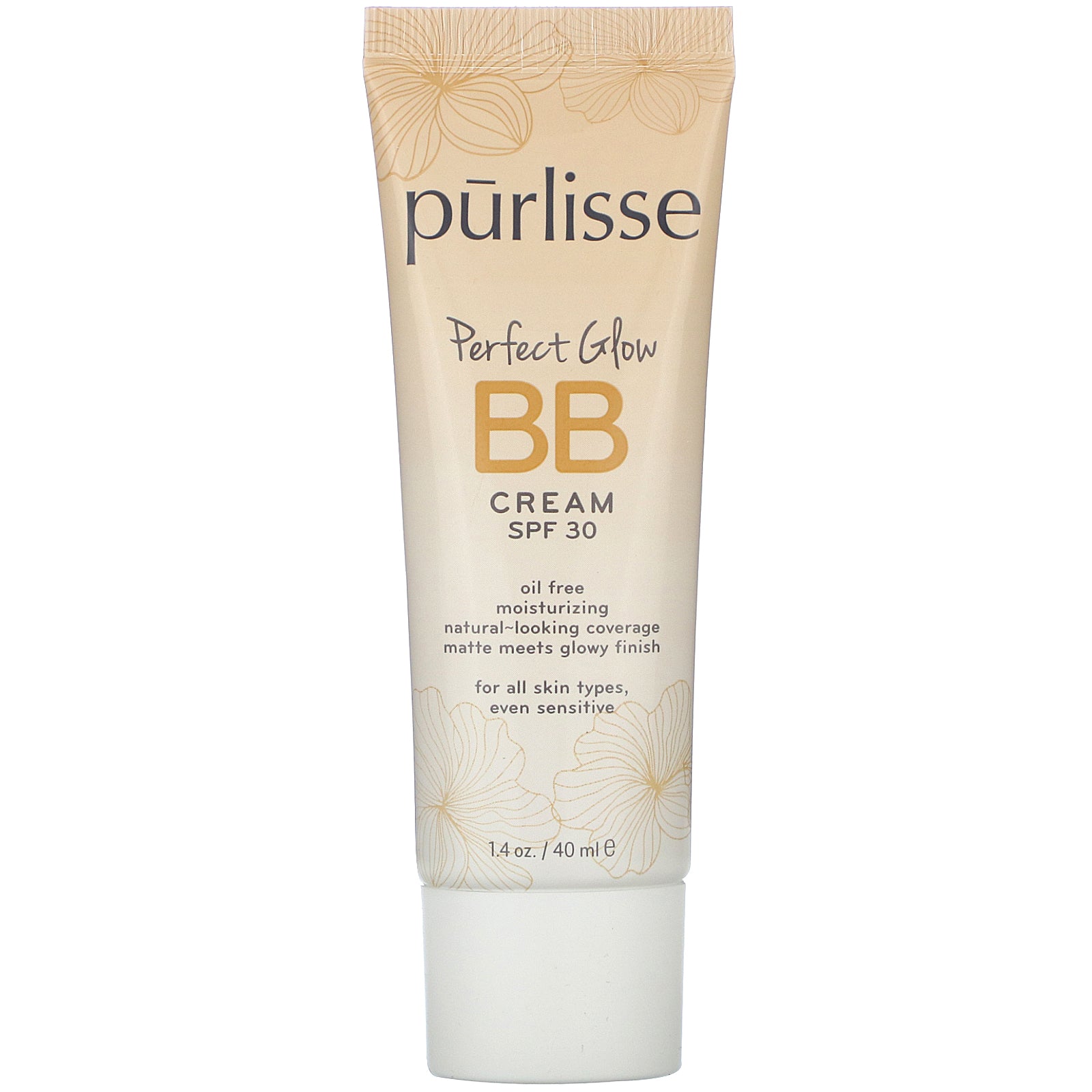 Purlisse, Perfect Glow, BB Cream, SPF 30, Light,  1.4 fl oz (40 ml)